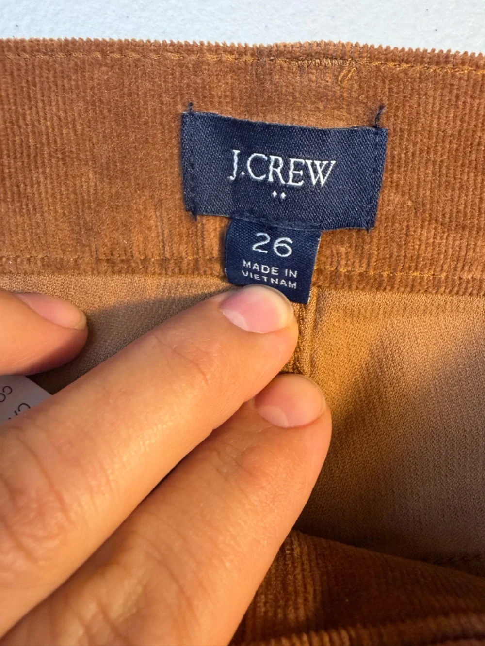 NWT‎ J. Crew Men's Corduroy Pants in Rich Chestnut Brown
